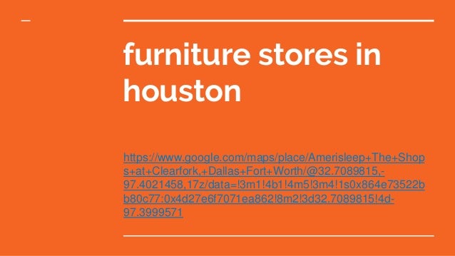 Furniture Stores In Houston