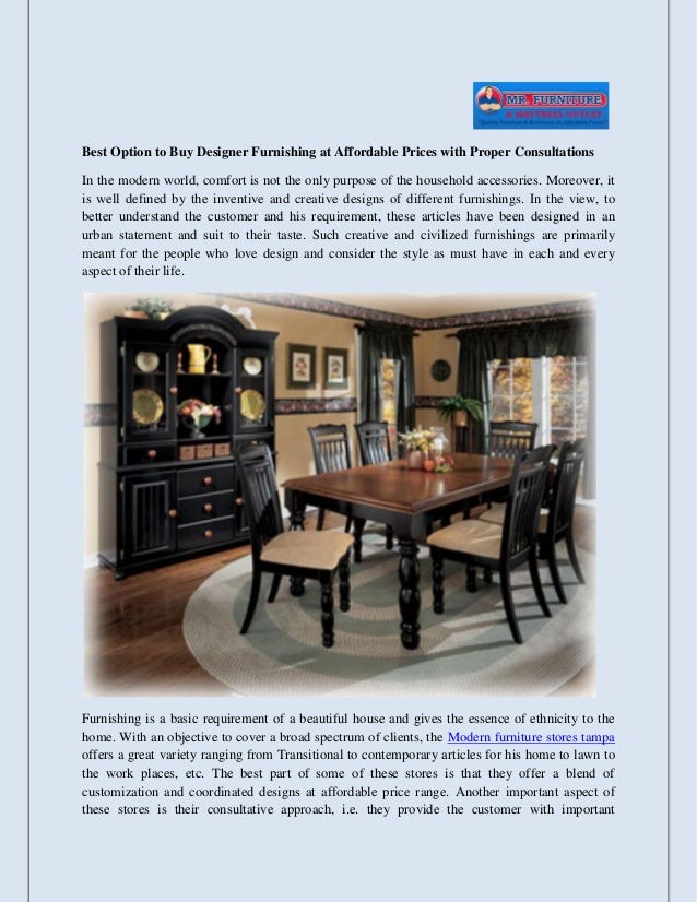 Furniture stores tampa