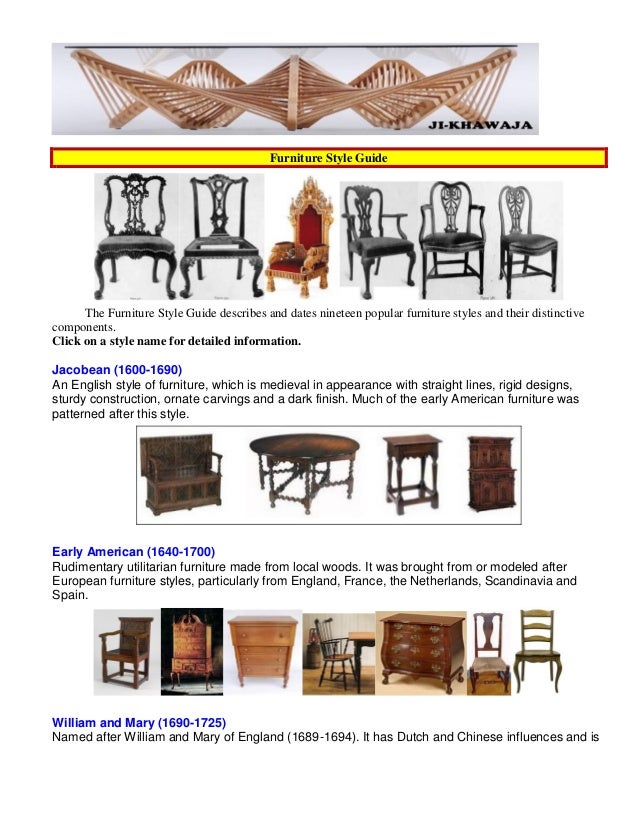 Furniture Design Styles styles of furniture design - home design Furniture Design Styles styles of furniture design - home design