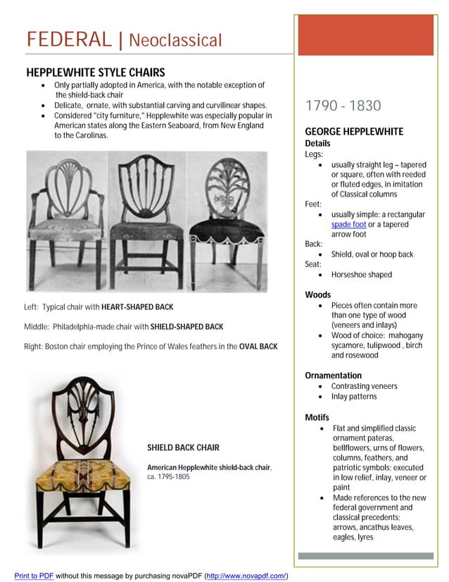Furniture timeline assignment