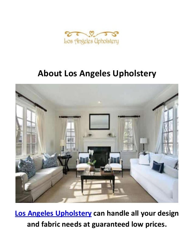 Furniture Upholstery In Los Angeles Ca