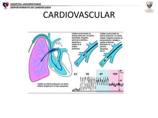 CARDIOVASCULAR
HOSPITAL UNIVERSITARIO
DEPARTAMENTO DE CARDIOLOGIA
 