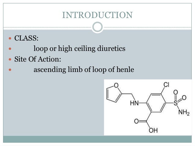 Lasix Furosemide Classification