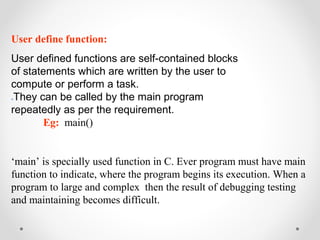 user defined function | PPT