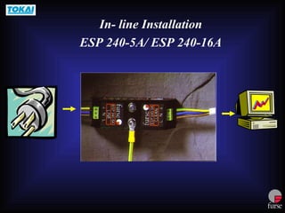 In- line Installation
ESP 240-5A/ ESP 240-16A
 