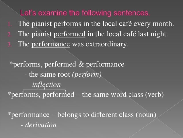 Inflection In A Sentence , Inflection Definition and Examples in ...