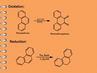 Oxidation:
Reduction:
 