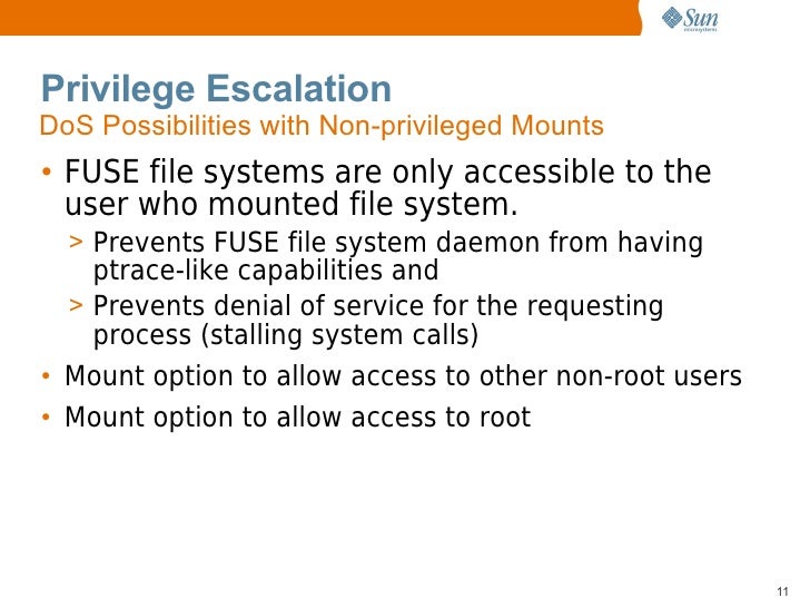 FUSE (Filesystem in Userspace) on OpenSolaris