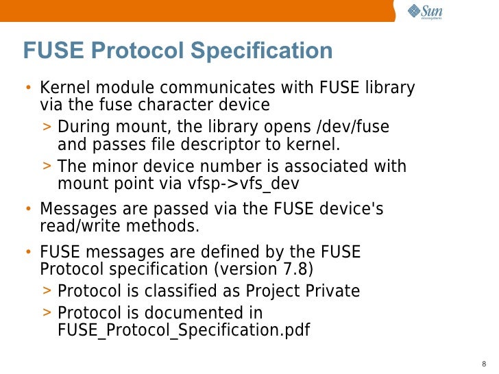 FUSE (Filesystem in Userspace) on OpenSolaris