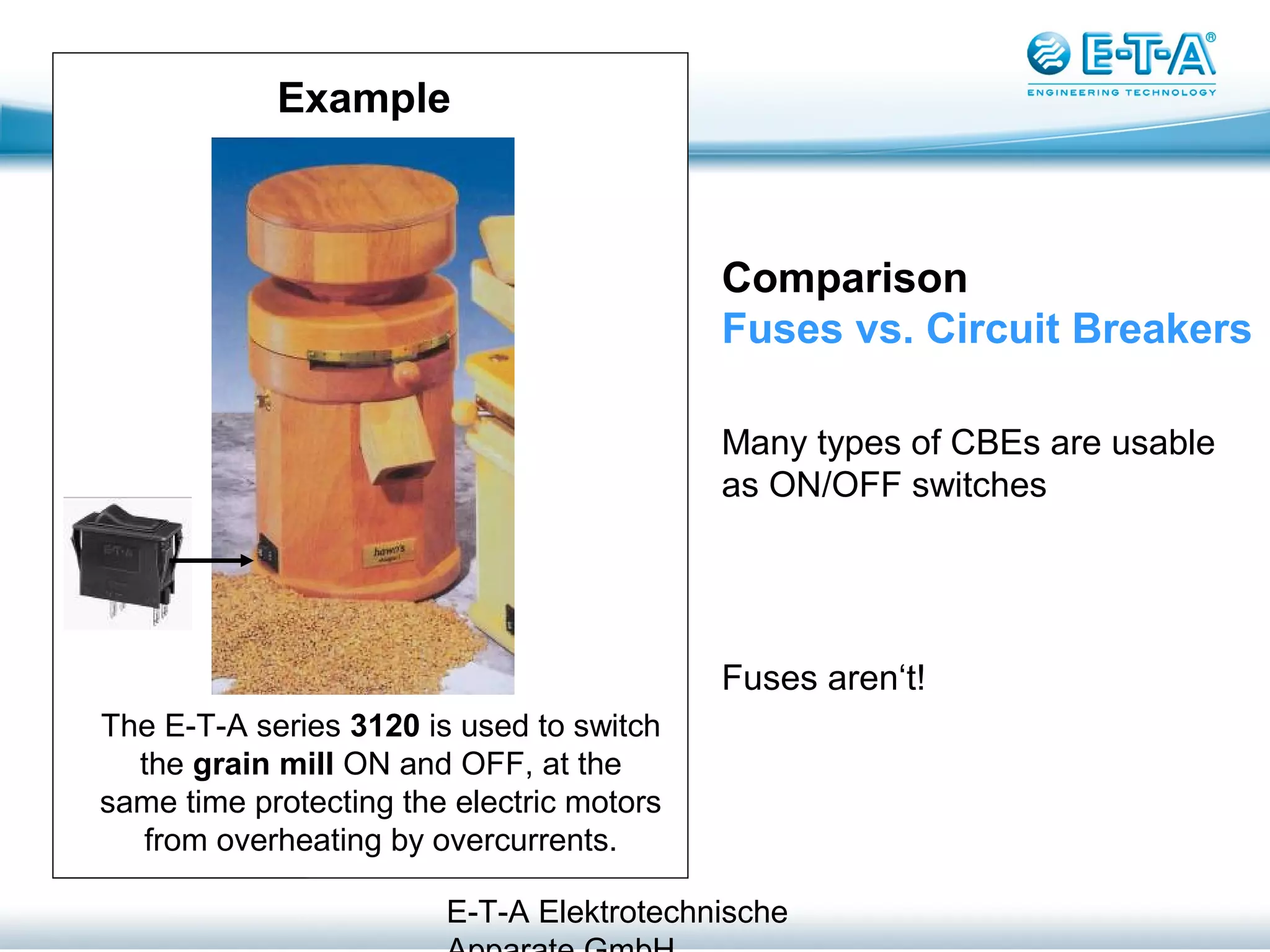 Fuses vs. Circuit Breakers PPT