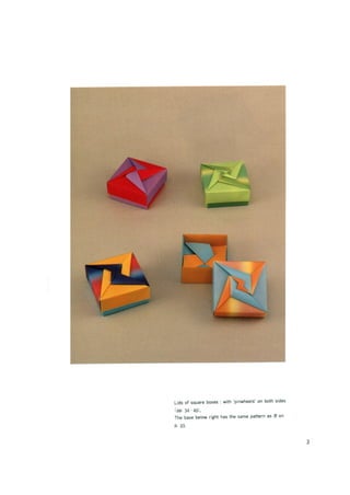Fuse, tomoko   origami boxes