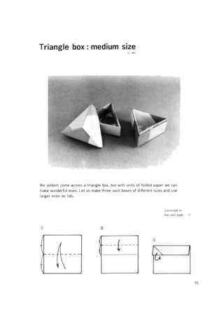 Fuse, tomoko   origami boxes