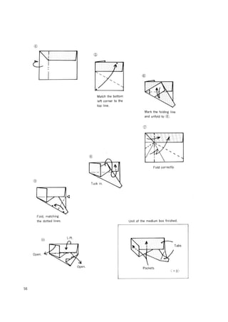 Fuse, tomoko   origami boxes