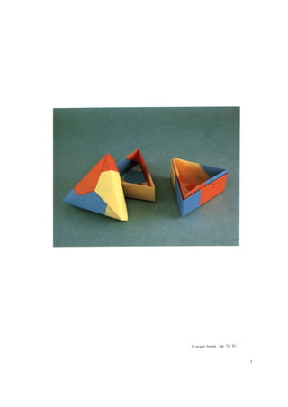 Fuse, tomoko   origami boxes