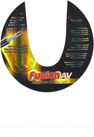 Fusion AV cables