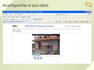 Acompanhe a sua obra
 