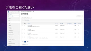 デモをご覧ください
27
 