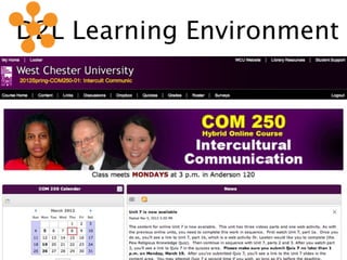D2L Learning Environment
 