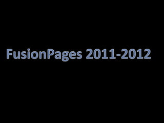 FusionPages 2011-2012 