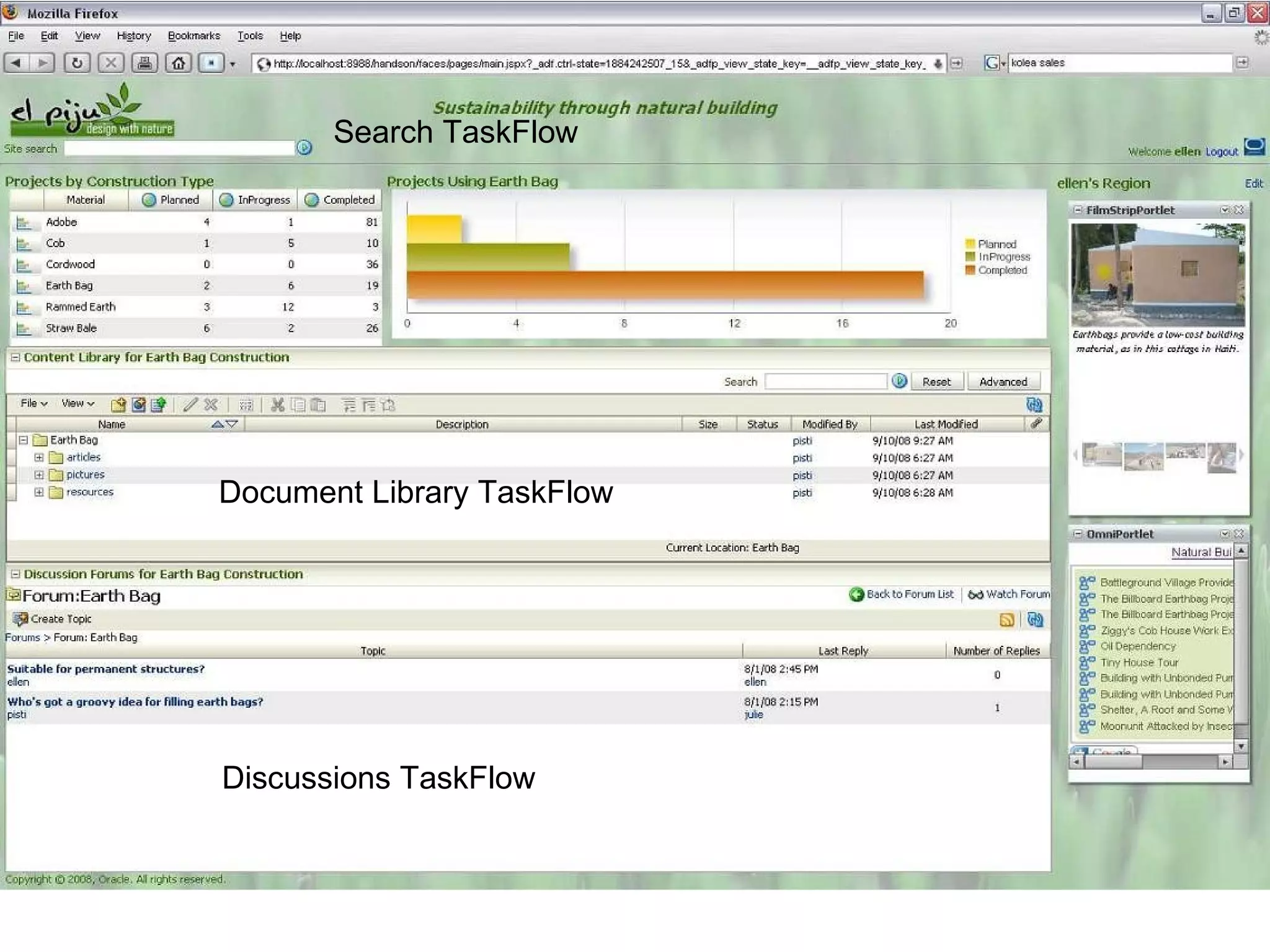 Discussions TaskFlow Document Library TaskFlow Search TaskFlow 