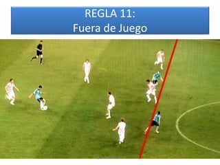 REGLA 11:
Fuera de Juego




   Mg. Rafael Díaz Brito.
 