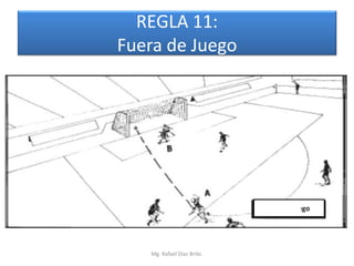 REGLA 11:
Fuera de Juego




   Mg. Rafael Díaz Brito.
 