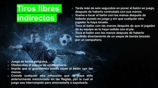 Reglamentos del Futbol, sobre las Faltas.pptx