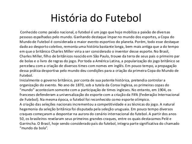 Eu quero um jogo de futebol Eu quero um jogo de futebol