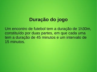 Futebol apresentação | ODP