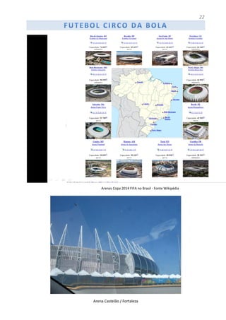 22
Arenas Copa 2014 FIFA no Brasil - Fonte Wikipédia
Arena Castelão / Fortaleza
 