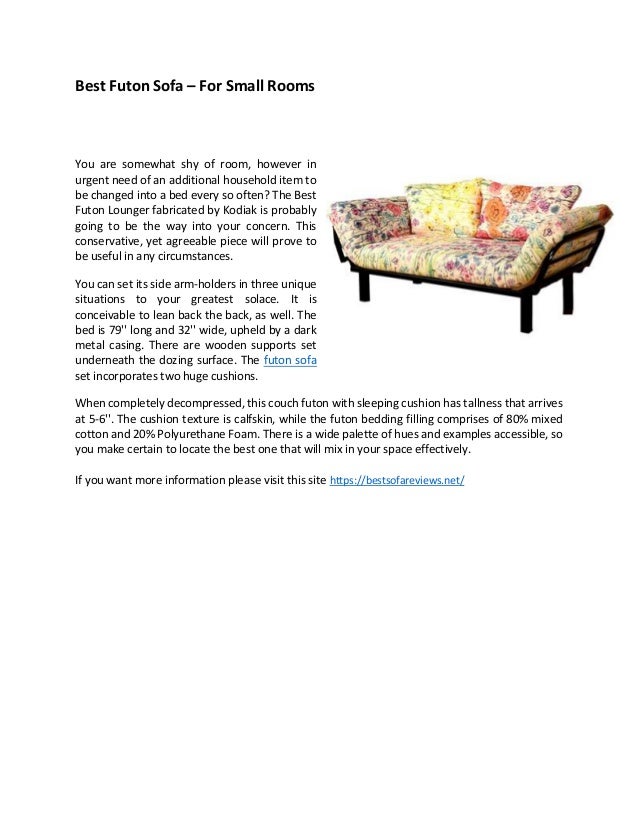 Best Futon Sofa For Small Rooms