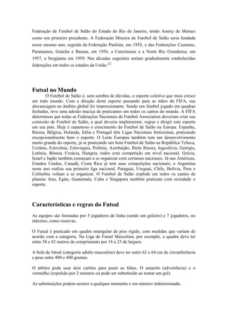 Estadual – Página: 2 – Federação Mineira de Futsal
