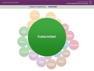 www.gefluegel-thesen.de/Infopool
Wo Verantwortung Qualität erzeugt.
Wir, die Geflügelwirtschaft für Deutschland.
Infopool: Umweltschutz
Futtermittel
Futtermittel
 