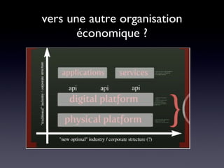 vers une autre organisation économique ? 