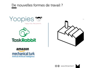 www.15marches.fr
De nouvelles formes de travail ?
 