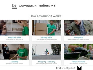 www.15marches.fr
De nouveaux « métiers » ?
 