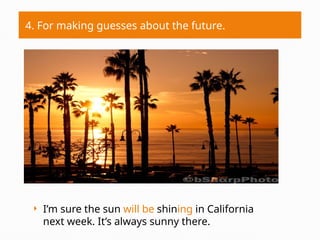 Learn future continuous tense by using these slides | PPTX