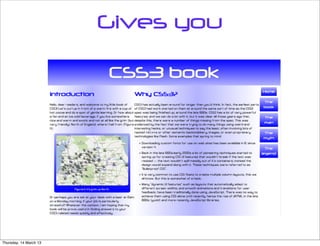 Gives you




Thursday, 14 March 13
 