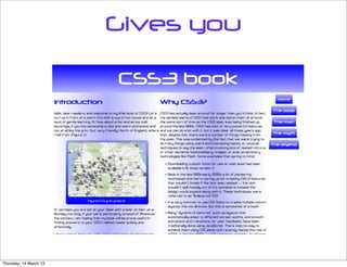 Gives you




Thursday, 14 March 13
 