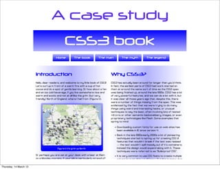 A case study




Thursday, 14 March 13
 