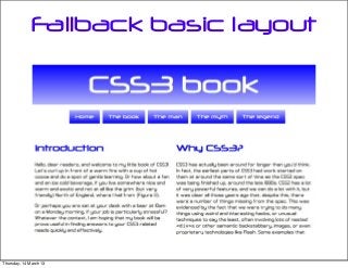 Fallback basic layout
Thursday, 14 March 13
 