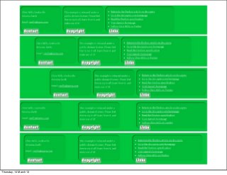 Thursday, 14 March 13
 