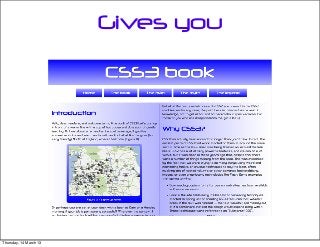 Gives you
Thursday, 14 March 13
 