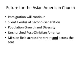 Future of Asian American Church