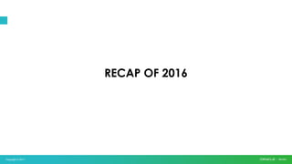 Copyright © 2017
RECAP OF 2016
 