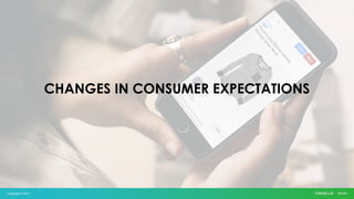 Copyright © 2017
CHANGES IN CONSUMER EXPECTATIONS
 