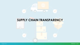 Copyright © 2017
SUPPLY CHAIN TRANSPARENCY
 