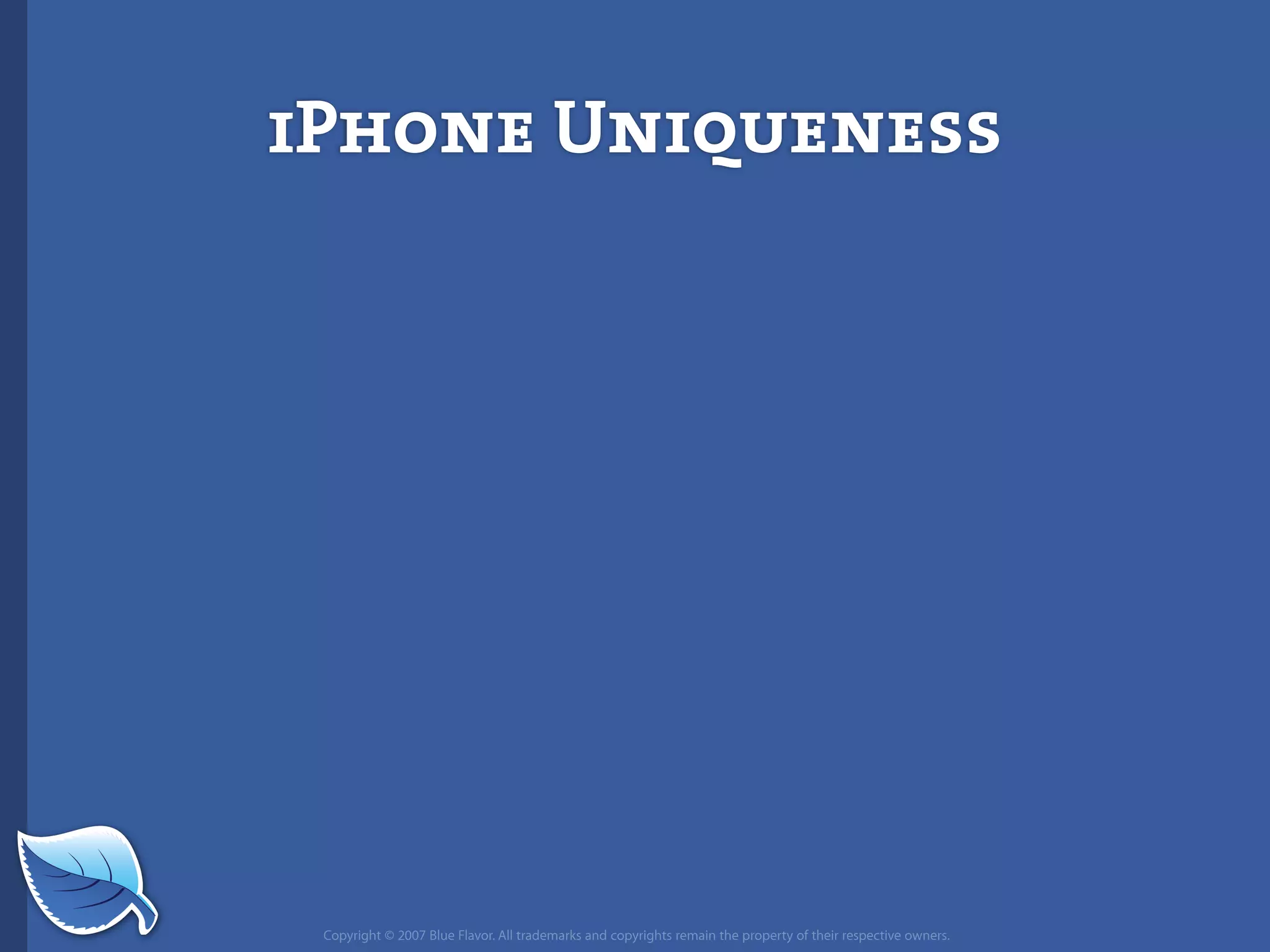 Future of Mobile iPhone Presentation