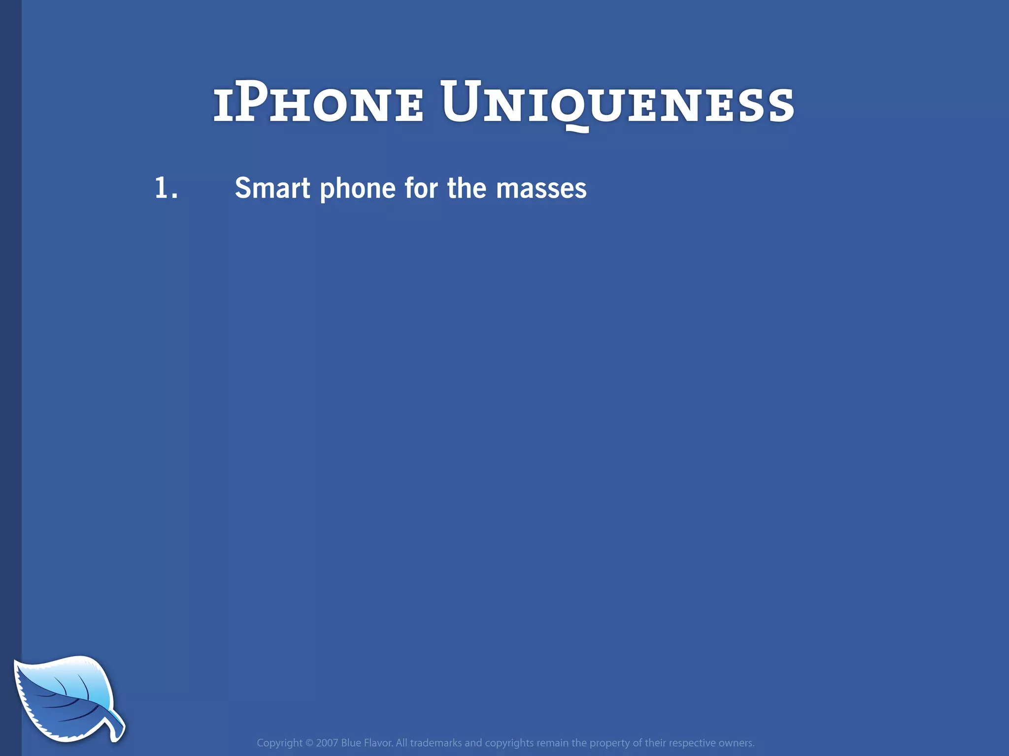 Future of Mobile iPhone Presentation