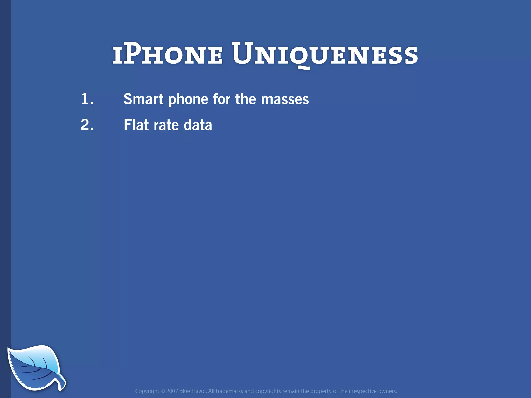 Future of Mobile iPhone Presentation